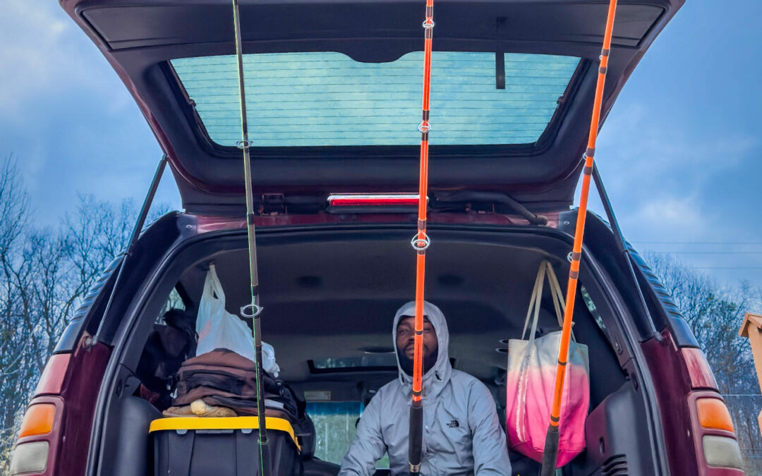 Fishing From A Dry Port