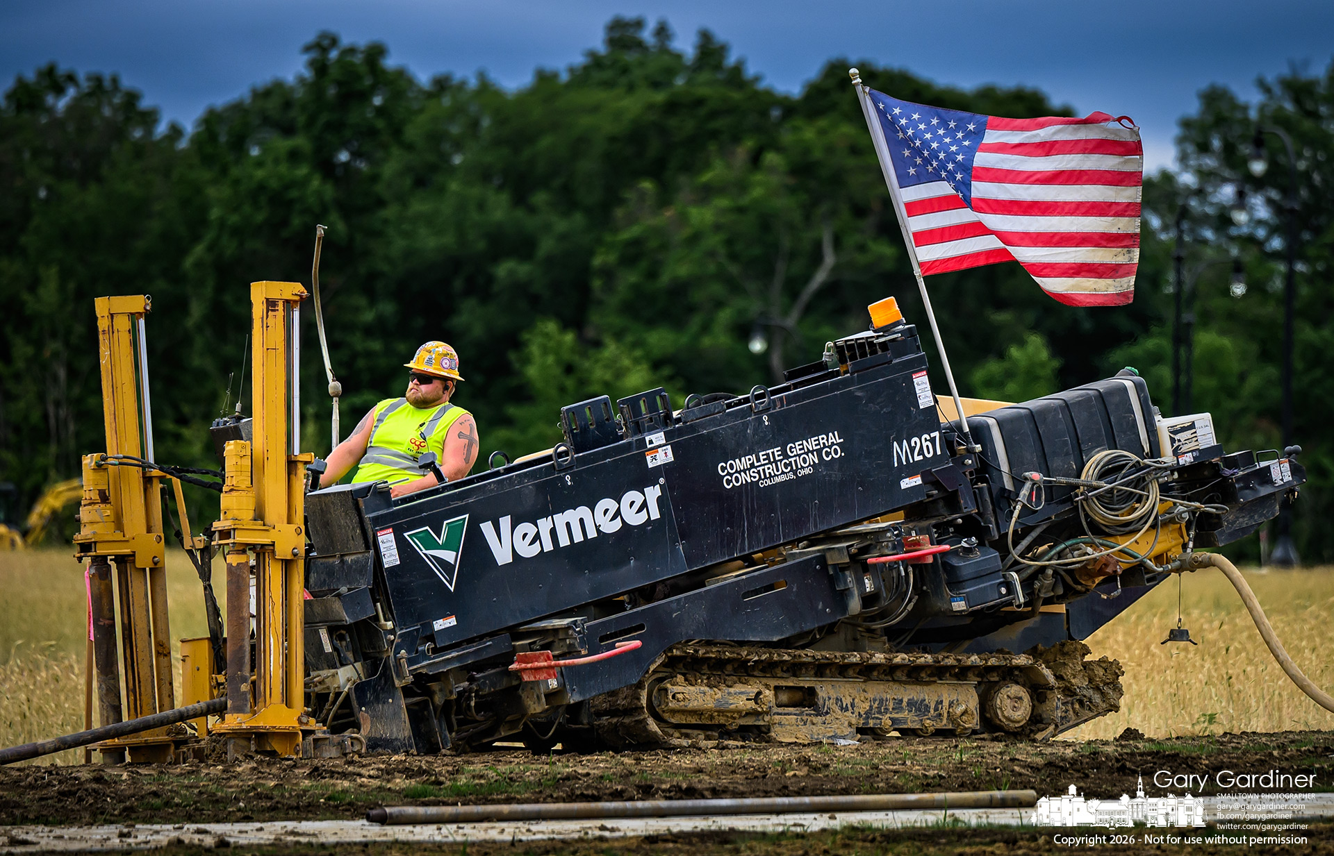 One of 250 flags in Westerville. My Final Photo for June 22, 2026. Photo by Gary Gardiner)