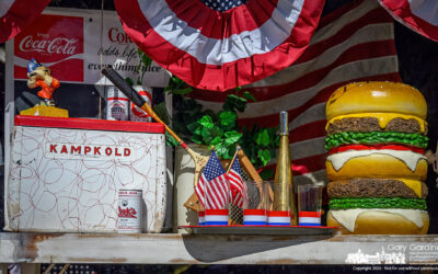 One of 250 flags in Westerville June 19, 2026