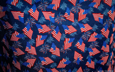 One of 250 flags in Westerville – July 2, 2026