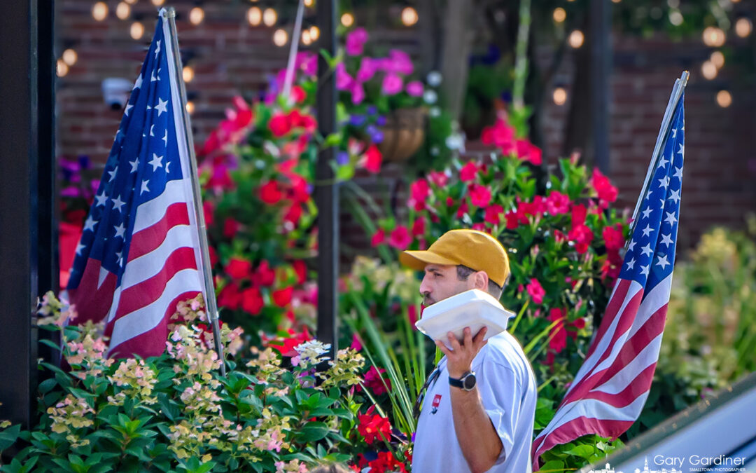 One (two) of 250 flags in Westerville – July 25, 2026