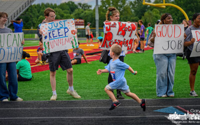 Cheers At The Finish Line