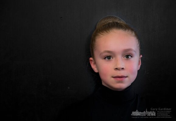 A dancer dressed in black stands against a dark background as she waits for her class to begin at Generation in Uptown. My Final Photo for Nov. 11, 2017. A dancer dressed in black stands against a dark background as she waits for her class to begin at Generation in Uptown. My Final Photo for Nov. 11, 2017.