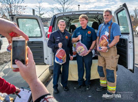 Westerville firefighters pose with turkeys they donated to the St. Paul collection for Holy Rosary St. John parish in downtown Columbus on its annual food drive for Thanksgiving and Christmas. My Final Photo for Nov. 12, 2017. Westerville firefighters pose with turkeys they donated to the St. Paul collection for Holy Rosary St. John parish in downtown Columbus on its annual food drive for Thanksgiving and Christmas. My Final Photo for Nov. 12, 2017.